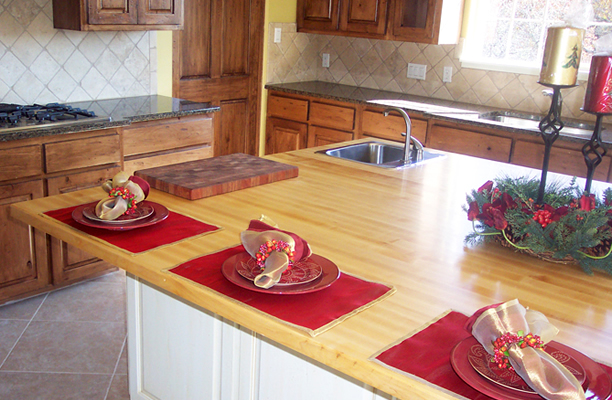 Custom Wood Countertop