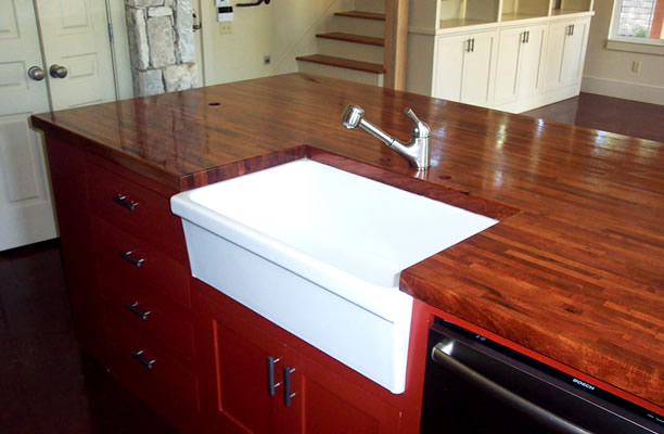 Custom Wood Countertop