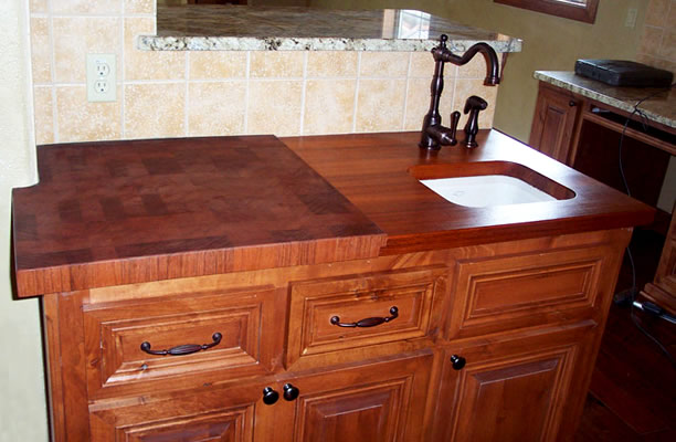 Custom Wood Countertop